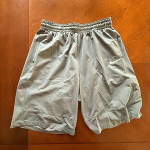 Nike Dri-FIT Striped Performance Shorts – Gray, Size XL